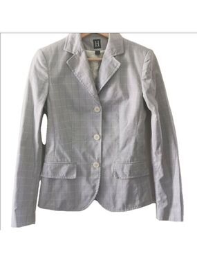 Tommy Hilfiger window pane blazer. Size 0. EUC